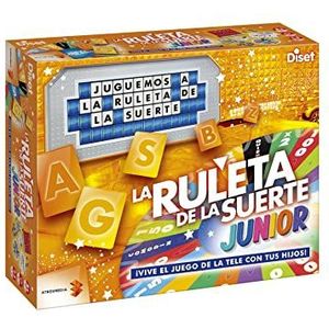 Diset Roulette des Glücks Junior tafelspel voor 2 tot 4 spelers + 8 jaar in Spaans, meerkleurig (46207)
