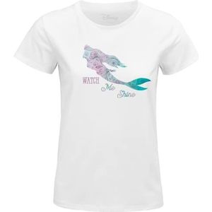 cotton division T- Shirt Femme, Blanc, XL