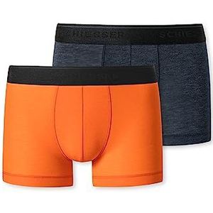 Schiesser Set van 2 shorts van microvezel, slim fit, boxershort voor jongens, Veelkleurig 1