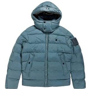 G-STAR RAW G-Whistler Gewatteerde herenjas met capuchon, Grijs (Axis D20100-D199-5781)