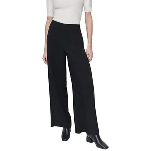 DKNY, Pantalon en sergé à enfiler pour femme, noir, taille XL, Noir, XL