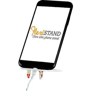 Flexistand mobiele telefoonhouder voor iPhone en Android, compacte bureauhouder, verstelbare en flexibele bureaustandaard voor Samsung mobiele telefoon (roze)