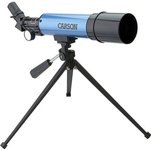 Carson Telescopische tafeltelescoop 20-80 x 50 cm met statief blauw MTEL-50