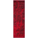 Safavieh Invieato Adirondack Collection ADR101 Rechthoekig tapijt voor binnen, in rood, zwart, 91 x 152 cm