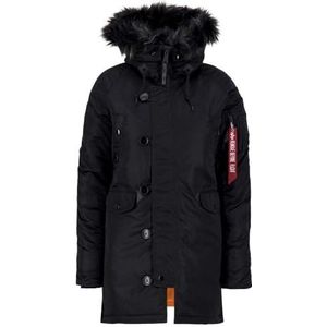 ALPHA INDUSTRIES Alpha Industries N3B VF 59 winterjas voor dames, winterjas (1 stuk), zwart/zwart