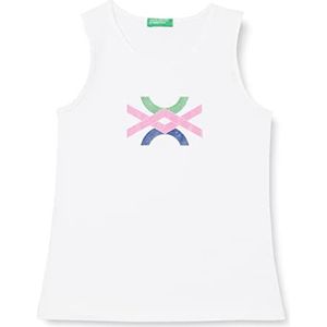 United Colors of Benetton Canotta 3i1xch012 Tanktop Meisjes, Wit 101