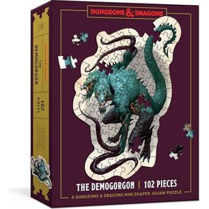 Dungeons & Dragons Mini Shaped Jigsaw Puzzel: The Demogorgon Edition: 102-delig verzamelstuk puzzel voor alle leeftijden