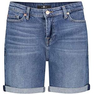 7 For All Mankind Jswua500 Denim shorts voor dames, Blauw