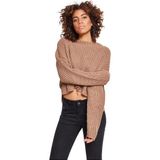 Urban Classics Dames sweatshirt Loose, Taupe