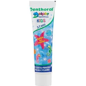 Denthoral Dolphy Dentifrice Gel pour enfants, 50 ml, fraise