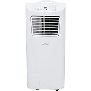 Airton - Mobiele airconditioner, omkeerbaar, 2000 W/1700 W, 7000 BTU koud/warm en ontvochtiger - geschikt voor een oppervlakte van 20 m² [energieklasse A]