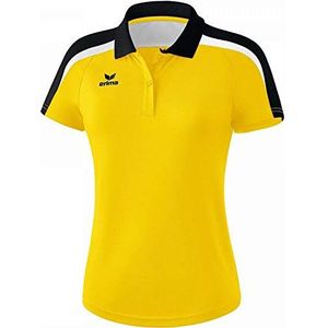 Erima Liga 2.0 Poloshirt voor dames (1 stuk), geel/zwart/wit