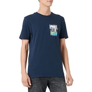 Jack & Jones T-shirt voor heren, blazer, marineblauw, maat L, marineblauw blazer