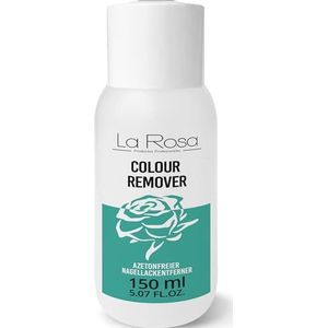 LaRosa Acetonvrije nagellakremover, 150 ml, nagellakremover zonder aceton, Color Remover Liquid, zachte en effectieve nagellakremover