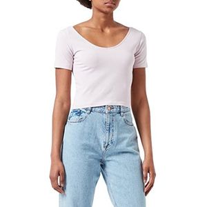 LTB Jeans Wenoha T-shirt voor dames, Dark Lavender Fog 12841