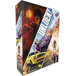 ASMODEE Unlock! Space Cowboys Legendary Adventures, Unbox Now, bordspel, vanaf 10 jaar, 1-6 spelers, 60 minuten