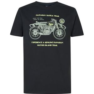PETROL INDUSTRIES T-shirt SS Classic Print M-1040-TSR707 - Couleur : anthracite - Taille XXXL, Anthracite, 3XL