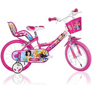SCH Princess-fiets, fiets, meisjes, roze, 14 inch