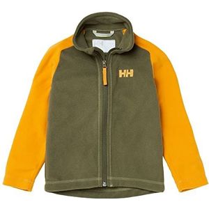 Helly Hansen Fleecejack Unisex kinderen, 431 Utility Green, 110, 431 Utility groen