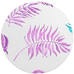 Questo Casa, Ronde muismat met antislip onderkant voor kantoor en thuis, diameter 22 cm