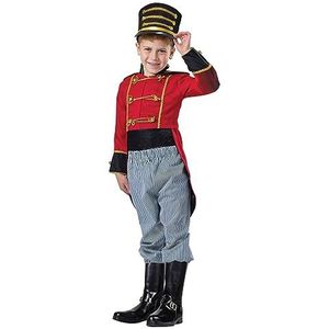Dress Up America Notenkraker voor jongens – speelgoed Soldier Uniform Dress Up voor kinderen, maat S (4-6 jaar), rood