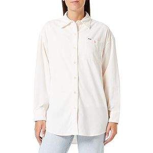 Wrangler Corduroy Shacket​ T-shirt voor dames, Pop