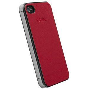 Krusell KR89599 beschermhoes voor iPhone 4/4S, leer, rood