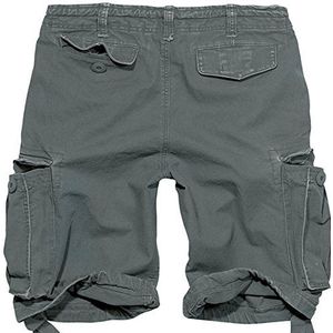 Brandit Vintage Basic Cargo Shorts voor heren, Antraciet