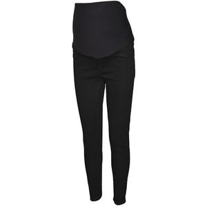 MAMALICIOUS Mlnewamy Skinny Black Jeggings V dameslegging, zwarte jeans, M, Zwarte jeans