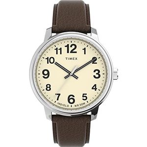 Timex TW2V21300 Jurk Horloge, Bruin, Easy Reader Bold