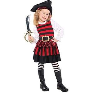 amscan piraat kostuum voor kleine meisjes maat s