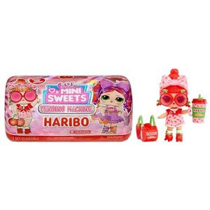 LOL Surprise Loves Mini Sweets Series X Haribo – automatische dispenser verpakking – bevat 7 verrassingen, accessoires en een pop met snoepthema – kinderen vanaf 4 jaar