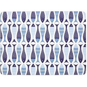 Premier Housewares 1203686 placemat kurk, blauw, 29 x 0,69 x 22 cm