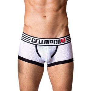 Cellblock 13 - Gridiron Trunk - Pantalon / Boxer - Pofrei - Blanc/noir - Taille XL