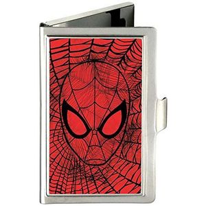 Buckle-Down - Portefeuille - visitekaartjeshouder met lus - Spiderman-Man, heren, 9,4 x 6,3 cm, Meerkleurig, 3.7"" x 2.5"", Buckle-down visitekaarthouder spider-man
