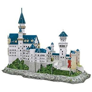 World Brands Slot Neuschwanstein DS0990H Puzzels voor volwassenen, paardrijden, modelbouw, 3D-puzzel, grappige geschenken, cultuur, thuisreis