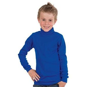Trigema Ski-/sportroltrui voor jongens met lange mouwen, Royal Blauw