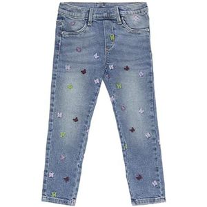 s.Oliver Jeans Treggings/Skinny Fit/Mid Rise/Skinny Leg/avec broderie, bleu, 92