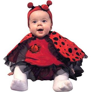 baby kostuum rood zwart, Rood/Zwart