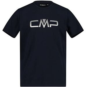 CMP T-shirt stretch jersey T-shirt heren stretch jersey, zwart en blauw.