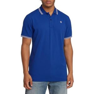 G-Star RAW Dunda Slim Stripe Polo, blauw (Pilot D17127-5864-1235), S, Blauw (Pilot D17127-5864-1235), S