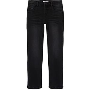 NAME IT Nkmryan 8544-an P Regular Fleece Jeans Jongens Jeans, Zwarte jeans