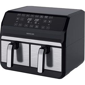 SENCOR Olievrije airfryer met dubbel vak SFR 9500SS