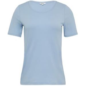 T-shirt en jersey interlock coupe ajustée, bleu clair, 40