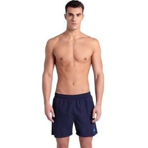 arena Fundamentals Boxer R Swim Trunks heren, Navy-turkoois