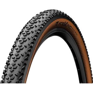 Continental Race King Fietsband voor volwassenen, uniseks, zwart/amber, 26 x 2,20 inch, 55-559