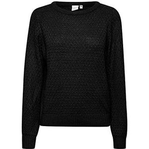 ICHI Sweater dames, 194008/zwart, M, 194008 / zwart