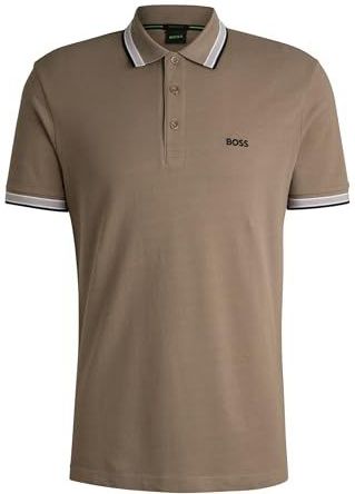 BOSS Paddy poloshirt voor heren, korte mouwen, lichtpastelgroen, XL, Licht pastelgroen