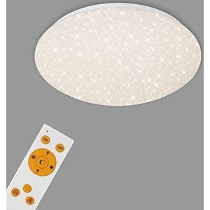 Briloner Leuchten - Dimbare led-plafondlamp met afstandsbediening, kleurtemperatuurregeling, plafondlamp 15 W, 1300 lumen, diameter 28 cm, wit