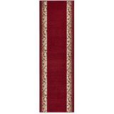 Hanse Home Vloerkleed, laagpolig, loper, velours, 80 x 250 cm, rood